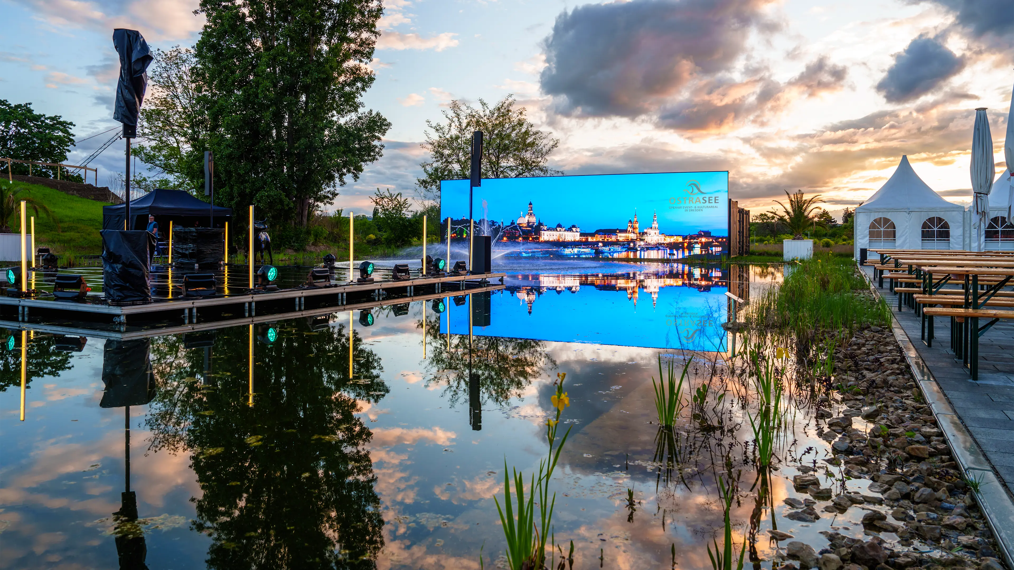 OSTRA-SEE - spektakuläre Kulisse für Events unter freiem Himmel